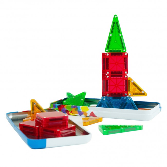Klocki magnetyczne MAGNA-TILES - microMAGS Travel 26 el.