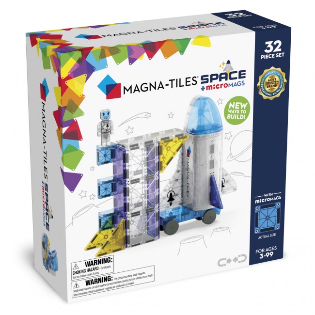 Klocki magnetyczne MAGNA-TILES - Kosmos 32 el.