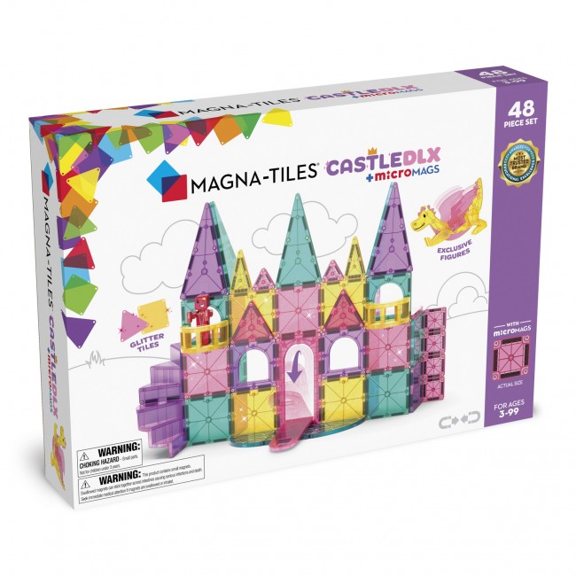 Klocki magnetyczne MAGNA-TILES - Zamek DLX 48 el.