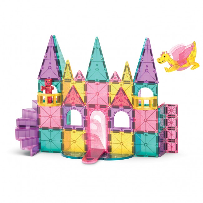 Klocki magnetyczne MAGNA-TILES - Zamek DLX 48 el.