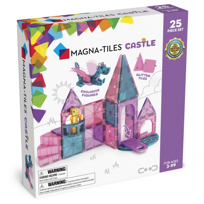 Klocki magnetyczne MAGNA-TILES - Zamek 25 el.