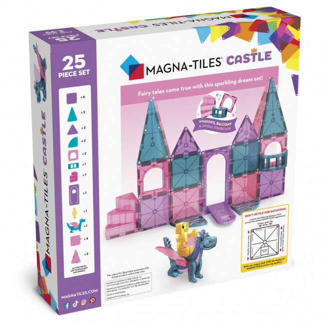 Klocki magnetyczne MAGNA-TILES - Zamek 25 el.