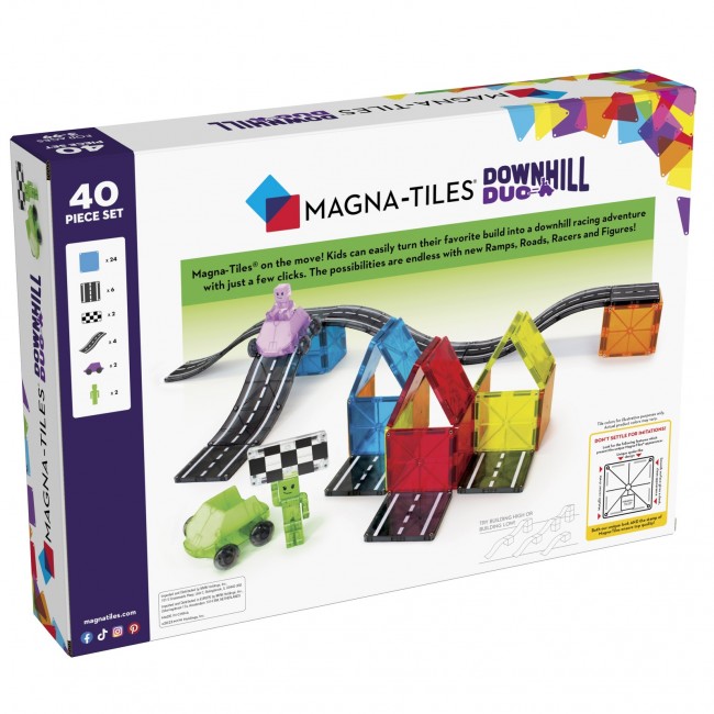 Klocki magnetyczne MAGNA-TILES - Downhill Duo 40 el.