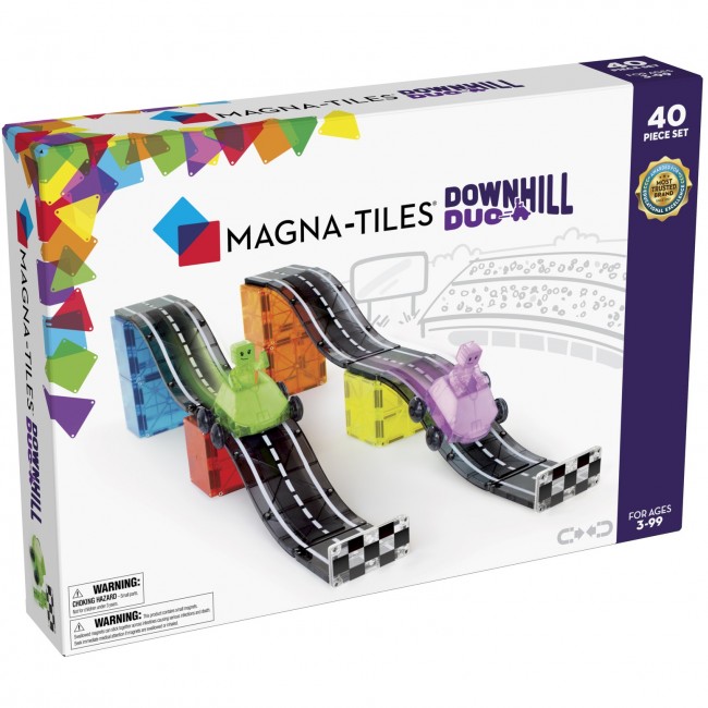 Klocki magnetyczne MAGNA-TILES - Downhill Duo 40 el.