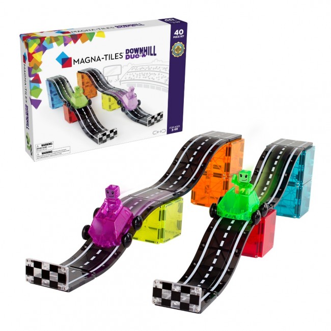 Klocki magnetyczne MAGNA-TILES - Downhill Duo 40 el.