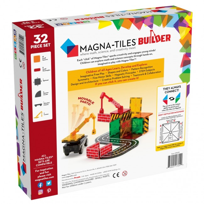 Klocki magnetyczne MAGNA-TILES - Builder 32 el.
