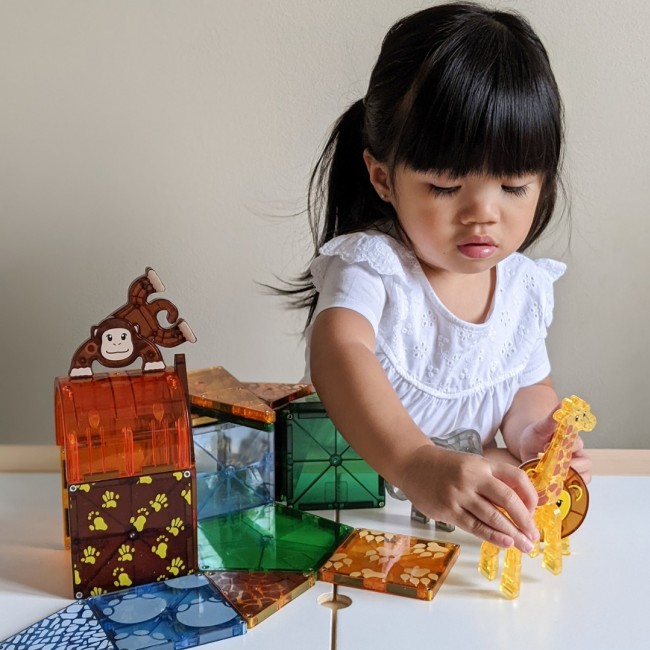 Klocki magnetyczne MAGNA-TILES - Safari Animals 25 el.