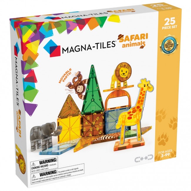 Klocki magnetyczne MAGNA-TILES - Safari Animals 25 el.