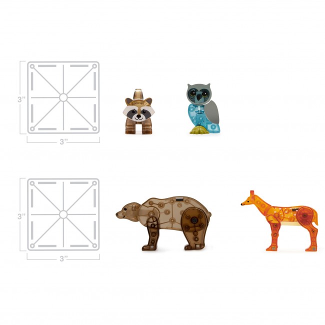 Klocki magnetyczne MAGNA-TILES - Forest Animals 25 el.