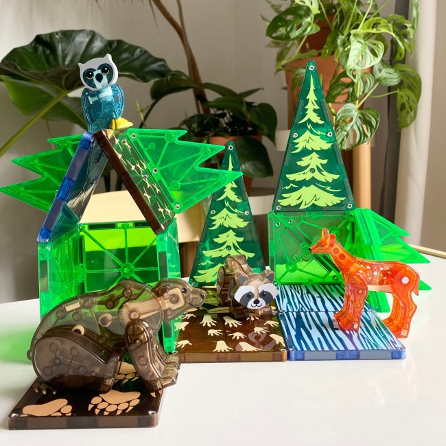 Klocki magnetyczne MAGNA-TILES - Forest Animals 25 el.