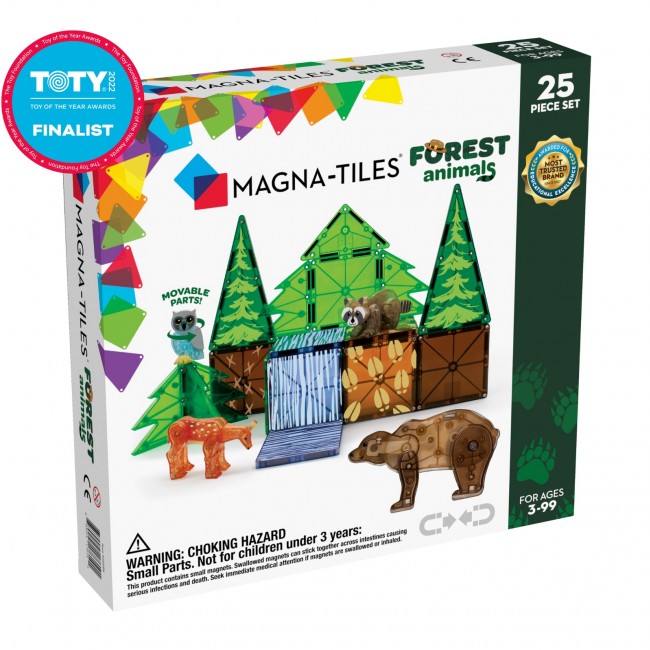 Klocki magnetyczne MAGNA-TILES - Forest Animals 25 el.