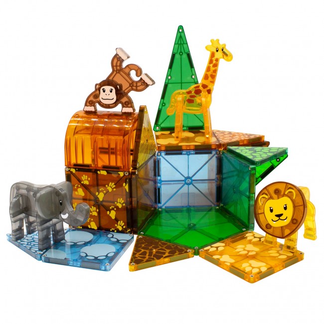 Klocki magnetyczne MAGNA-TILES - Safari Animals 25 el.