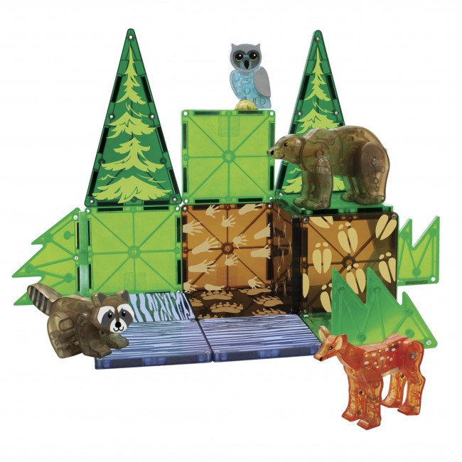 Klocki magnetyczne MAGNA-TILES - Forest Animals 25 el.