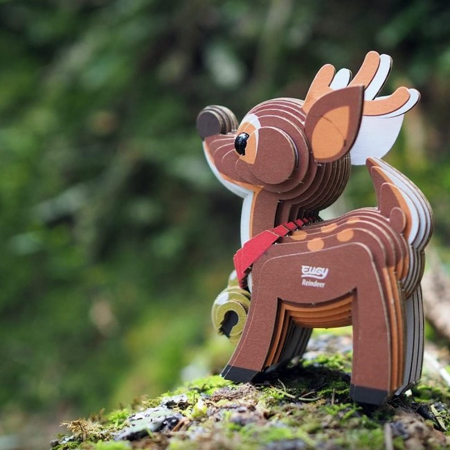 Eko Układanka 3D Eugy - Renifer