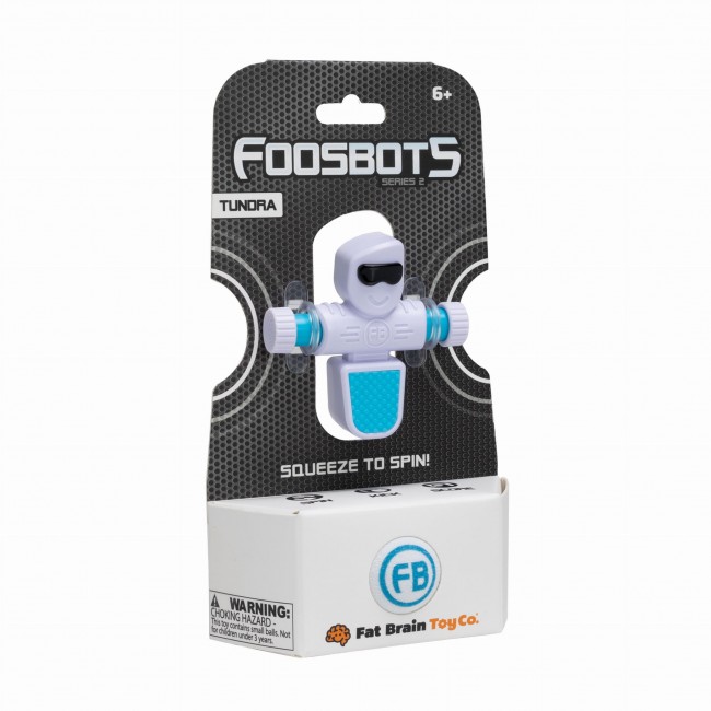 Piłkarzyki Foosbots Fat Brain Toys Zestaw dla Jednego Gracza - Biały