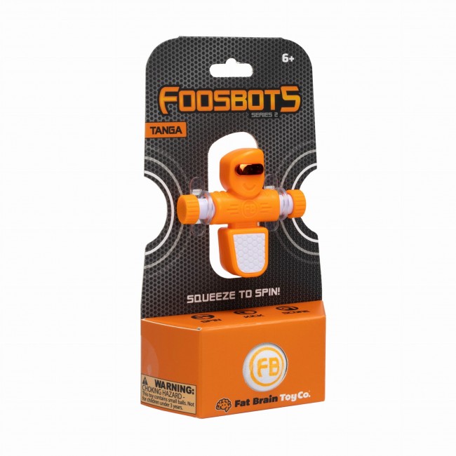 Piłkarzyki Foosbots Fat Brain Toys Zestaw dla Jednego Gracza - Pomarańczowy