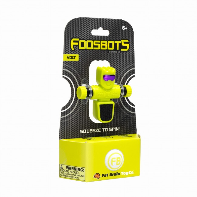 Piłkarzyki Foosbots Fat Brain Toys Zestaw dla Jednego Gracza - Zielony