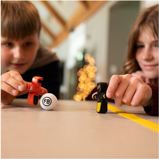 Piłkarzyki Foosbots Fat Brain Toys Zestaw dla Jednego Gracza - Niebieski