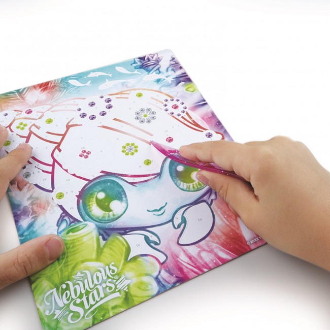 Album do scrapbookingu - zestaw kreatywny dla dzieci z folią i brokatem Nebulous Stars - Marinia 7+