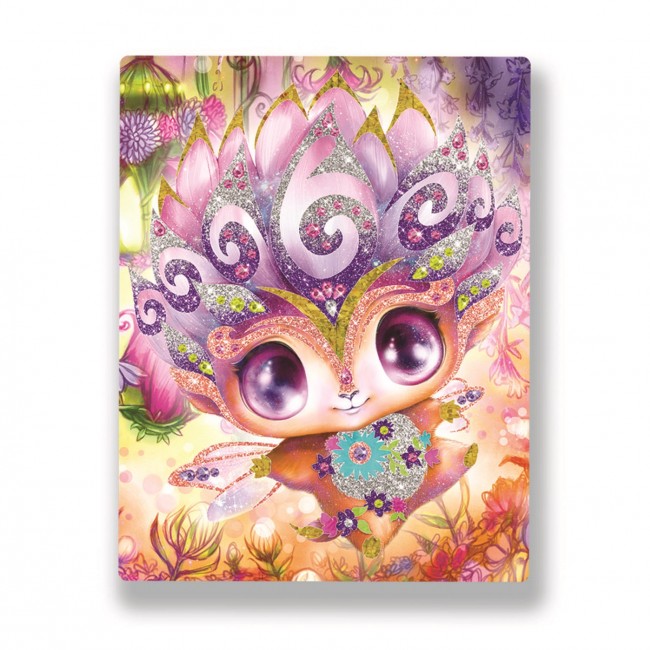 Album do scrapbookingu - zestaw kreatywny dla dzieci z folią i brokatem Nebulous Stars - Marinia 7+