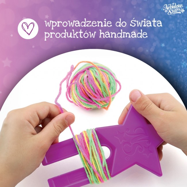 Zestaw kreatywny do robienia breloczków 5 szt. Nebulous Stars 8+