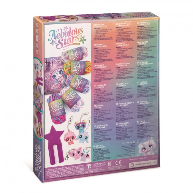 Zestaw kreatywny do robienia breloczków 5 szt. Nebulous Stars 8+