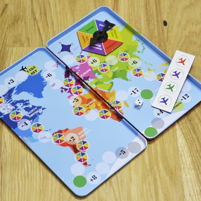 Podróżna gra magnetyczna The Purple Cow - Wyścig dookoła świata