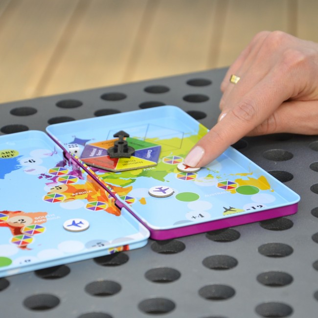 Podróżna gra magnetyczna The Purple Cow - Wyścig dookoła świata