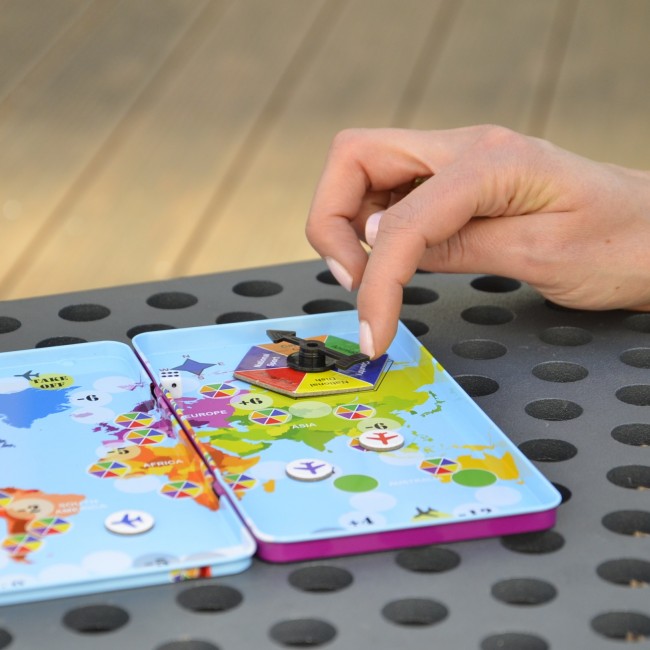 Podróżna gra magnetyczna The Purple Cow - Wyścig dookoła świata