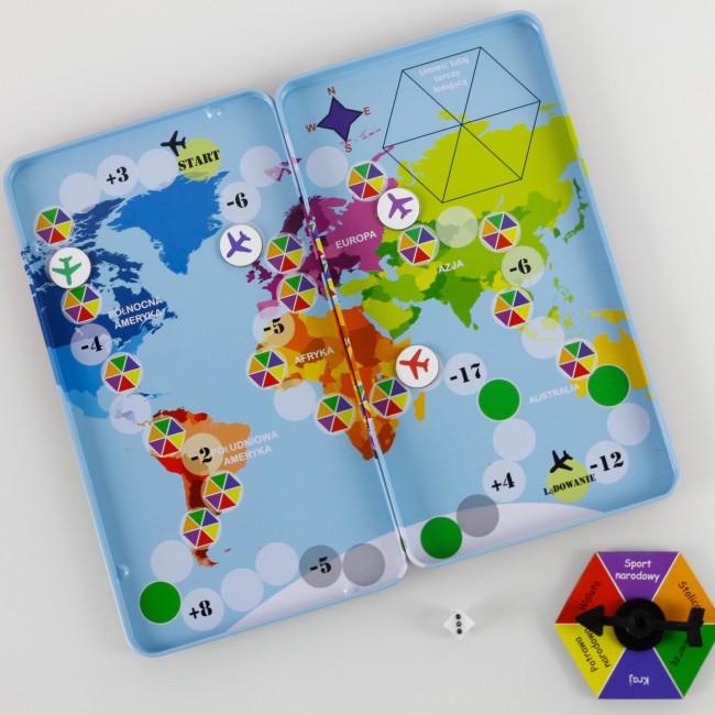 Podróżna gra magnetyczna The Purple Cow - Wyścig dookoła świata