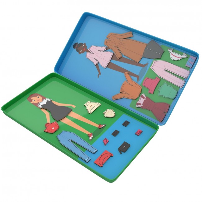 Podróżna gra magnetyczna The Purple Cow - Ubieranki