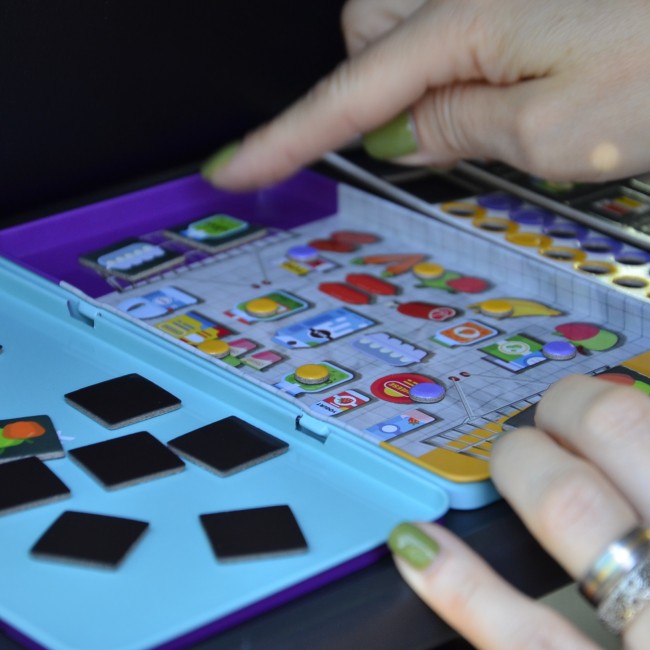Podróżna gra magnetyczna The Purple Cow - Lotto zakupy