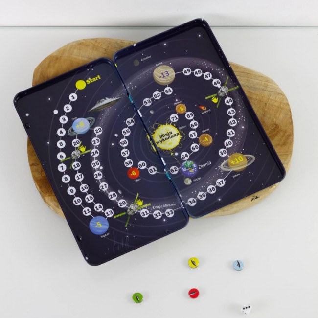 Podróżna gra magnetyczna The Purple Cow - Kosmiczna misja