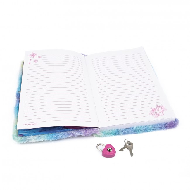 Pamiętnik z kłódką - pluszowy notatnik dla dzieci Nebulous Stars - Aura 7+