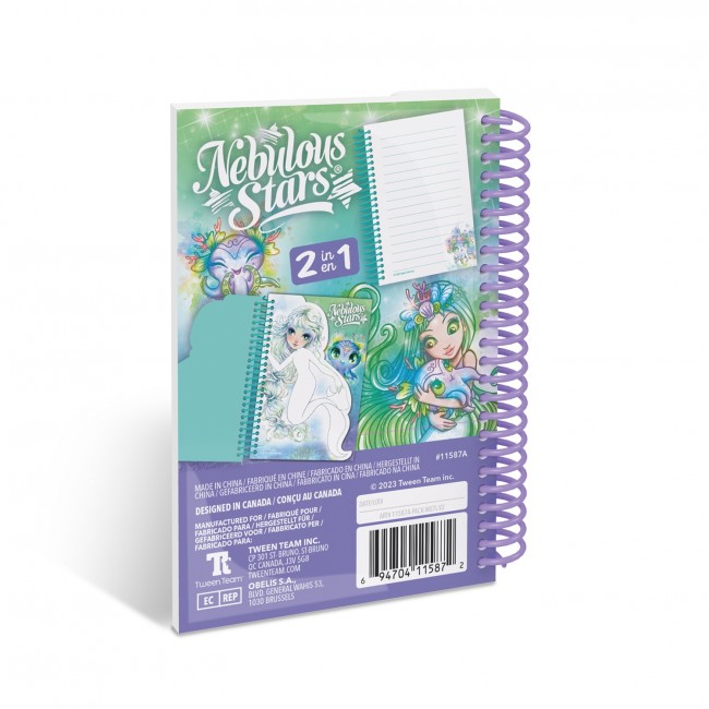 Mini notesik na sprężynie Nebulous Stars - Marinia