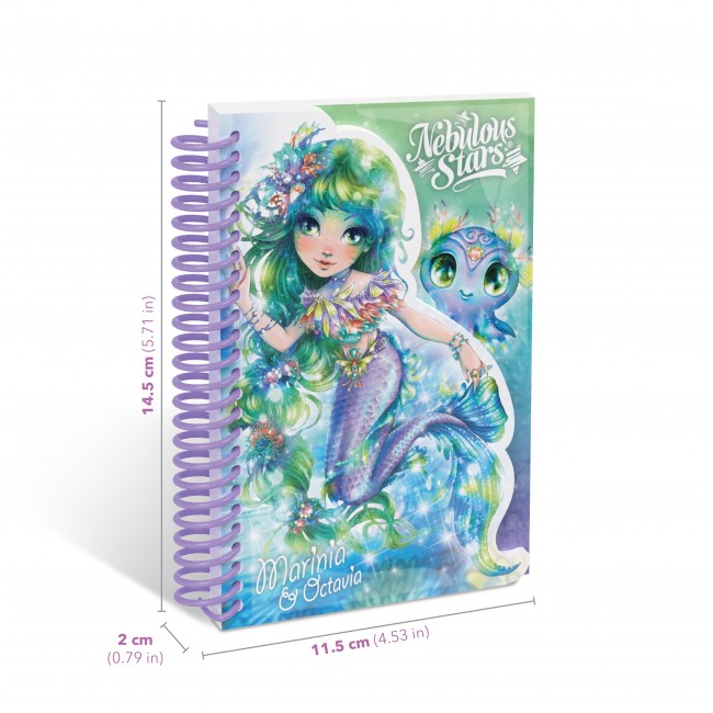 Mini notesik na sprężynie Nebulous Stars - Marinia