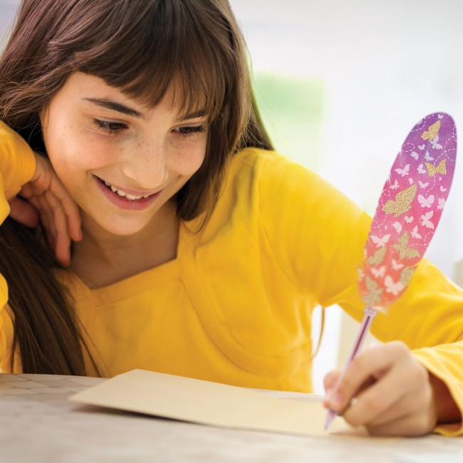 Długopis z kolorowym piórkiem Nebulous Stars - Orelia