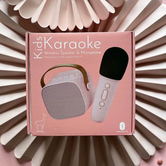 Bezprzewodowy zestaw do karaoke Lalarma - Rose