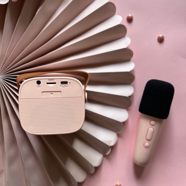 Bezprzewodowy zestaw do karaoke Lalarma - Rose