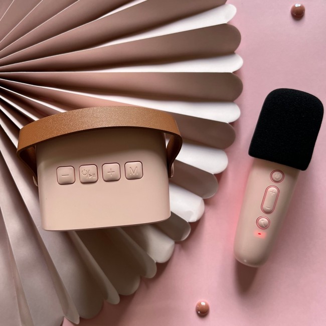 Bezprzewodowy zestaw do karaoke Lalarma - Rose