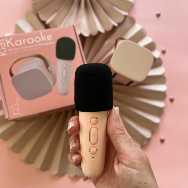 Bezprzewodowy zestaw do karaoke Lalarma - Rose