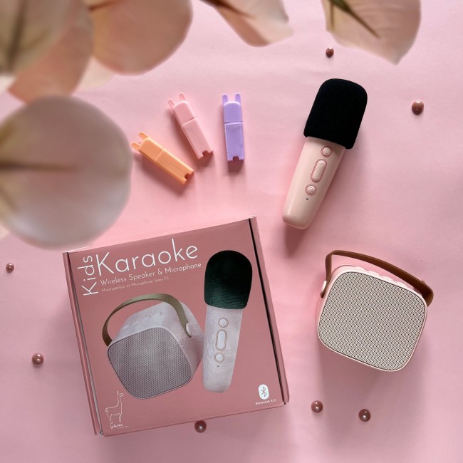 Bezprzewodowy zestaw do karaoke Lalarma - Rose