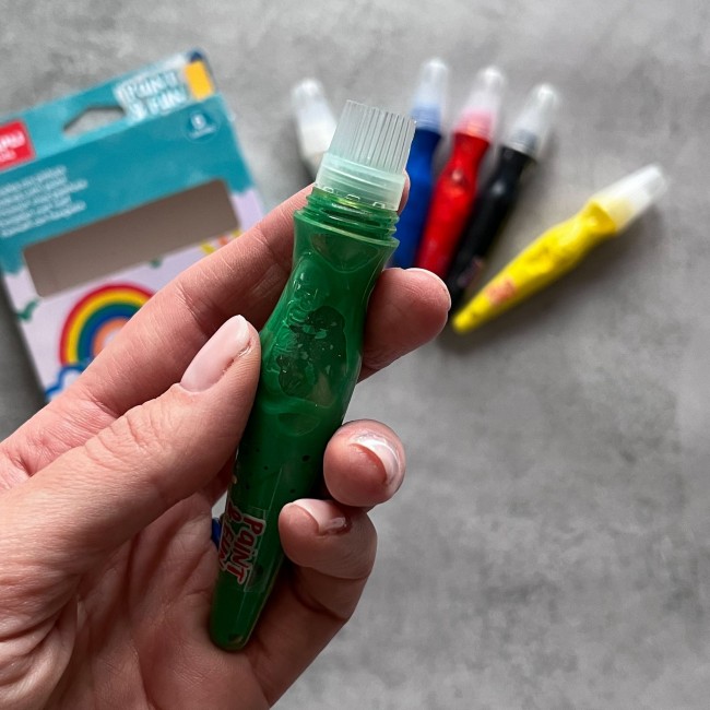 Farby w tubie z pędzelkiem Apli Kids - Kolory podstawowe 6 szt.