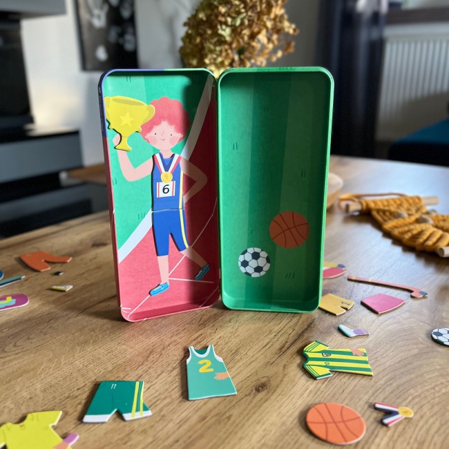 Magnetyczna układanka Mix&Match Apli Kids - Sport