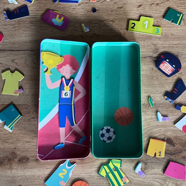 Magnetyczna układanka Mix&Match Apli Kids - Sport