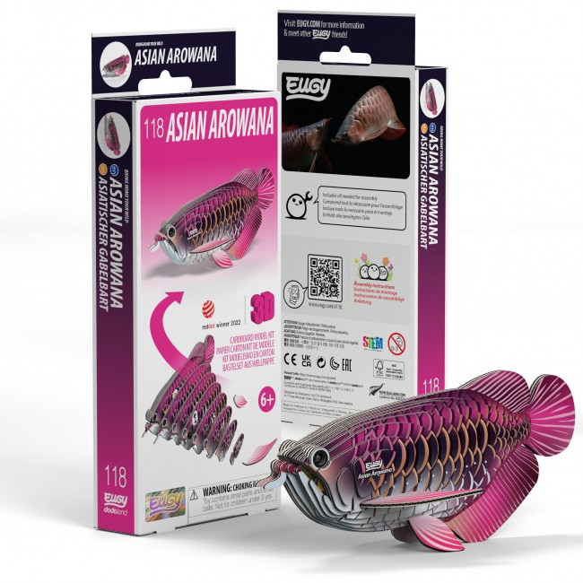 Eko Układanka 3D Eugy - Arowana Azjatycka