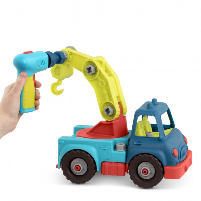 Ciężarówka do skręcania z wiertarką na baterie B. Toys