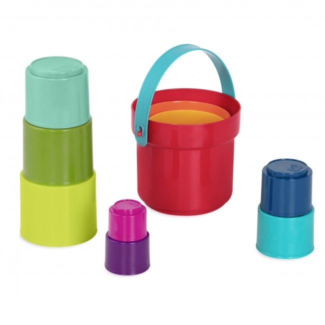 Zestaw kubełków do piętrowania, z wiaderkiem Battat