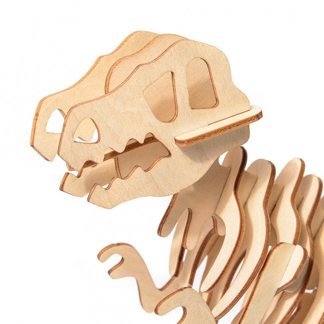 Drewniane Puzzle Model 3D Little Story - T-Rex