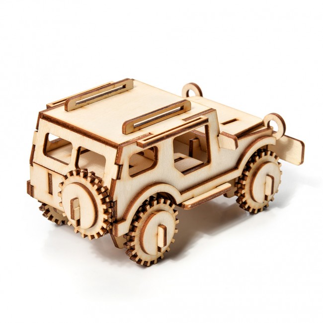 Drewniane Puzzle Model 3D Little Story - Jeep